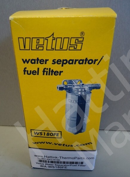 Vetus Single 10 Micron Max 712VT Wasserabscheider/Kraftstofffilter